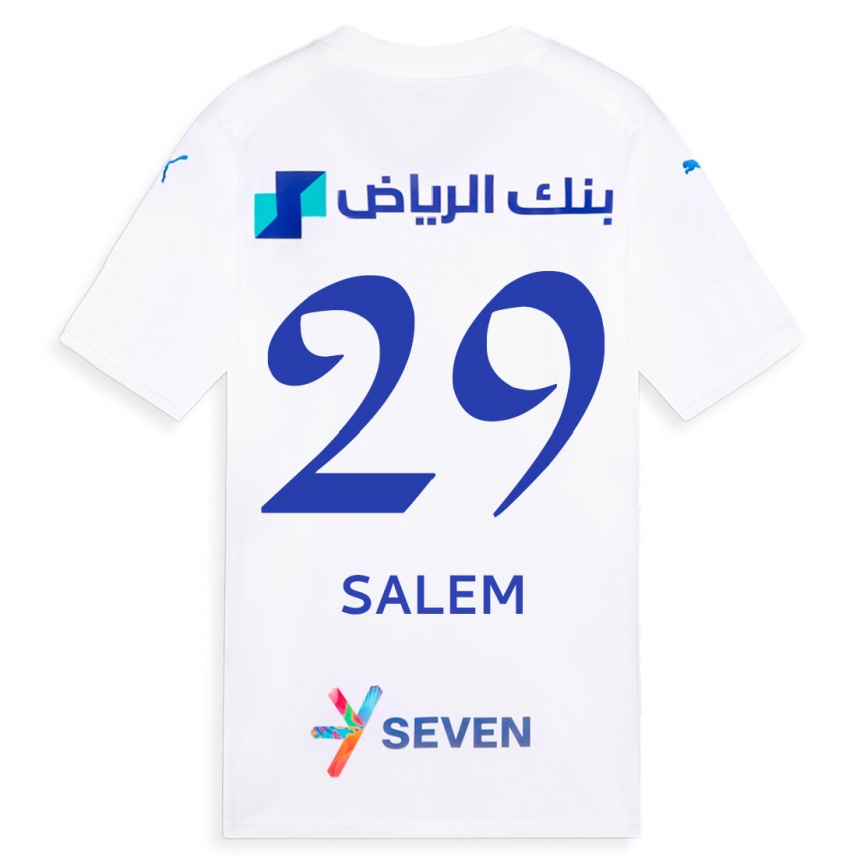 Niño Fútbol Camiseta Salem Al-Dawsari #29 Blanco 2ª Equipación 2023/24 México