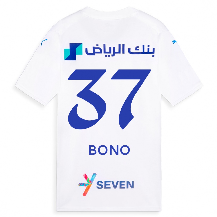 Niño Fútbol Camiseta Bono #37 Blanco 2ª Equipación 2023/24 México