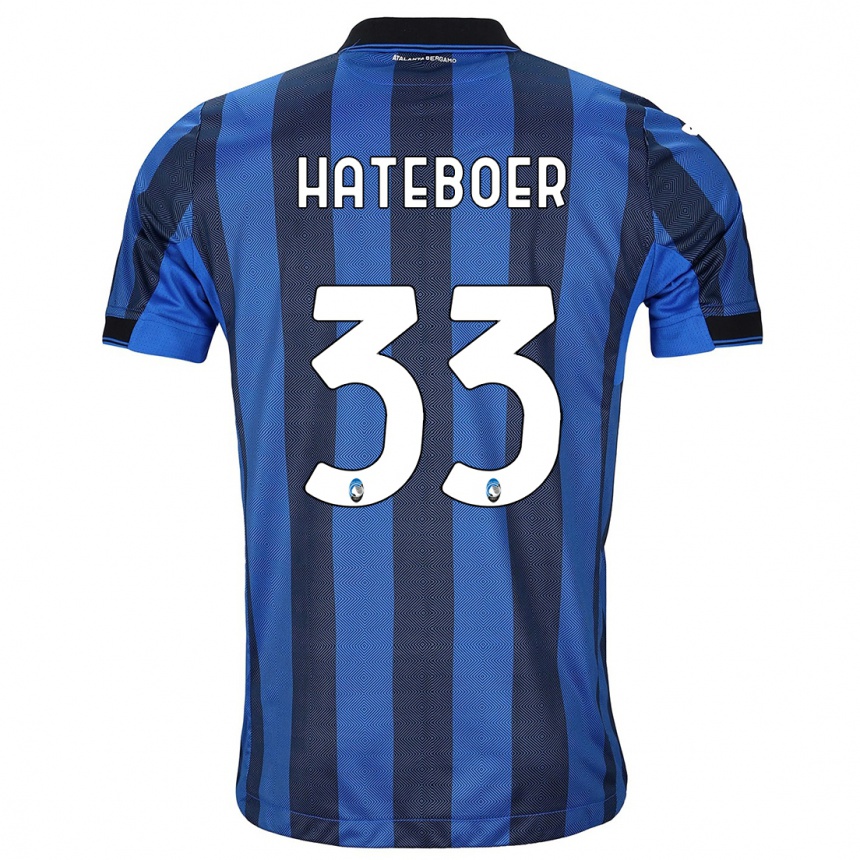 Hombre Fútbol Camiseta Hans Hateboer #33 Azul Negro 1ª Equipación 2023/24 México