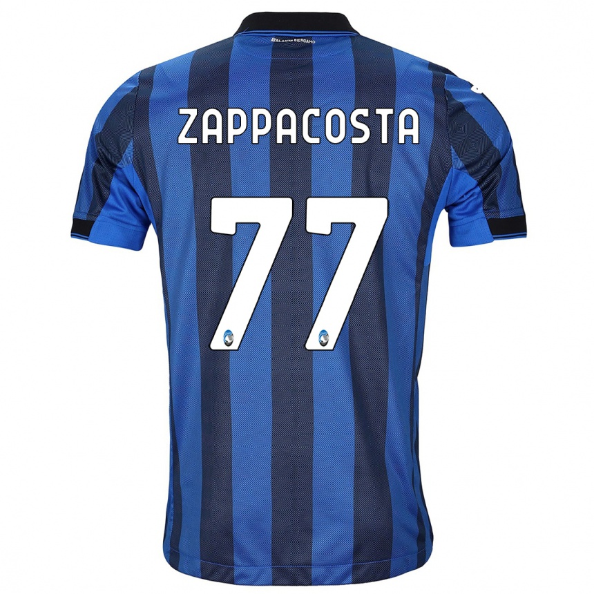 Hombre Fútbol Camiseta Davide Zappacosta #77 Azul Negro 1ª Equipación 2023/24 México