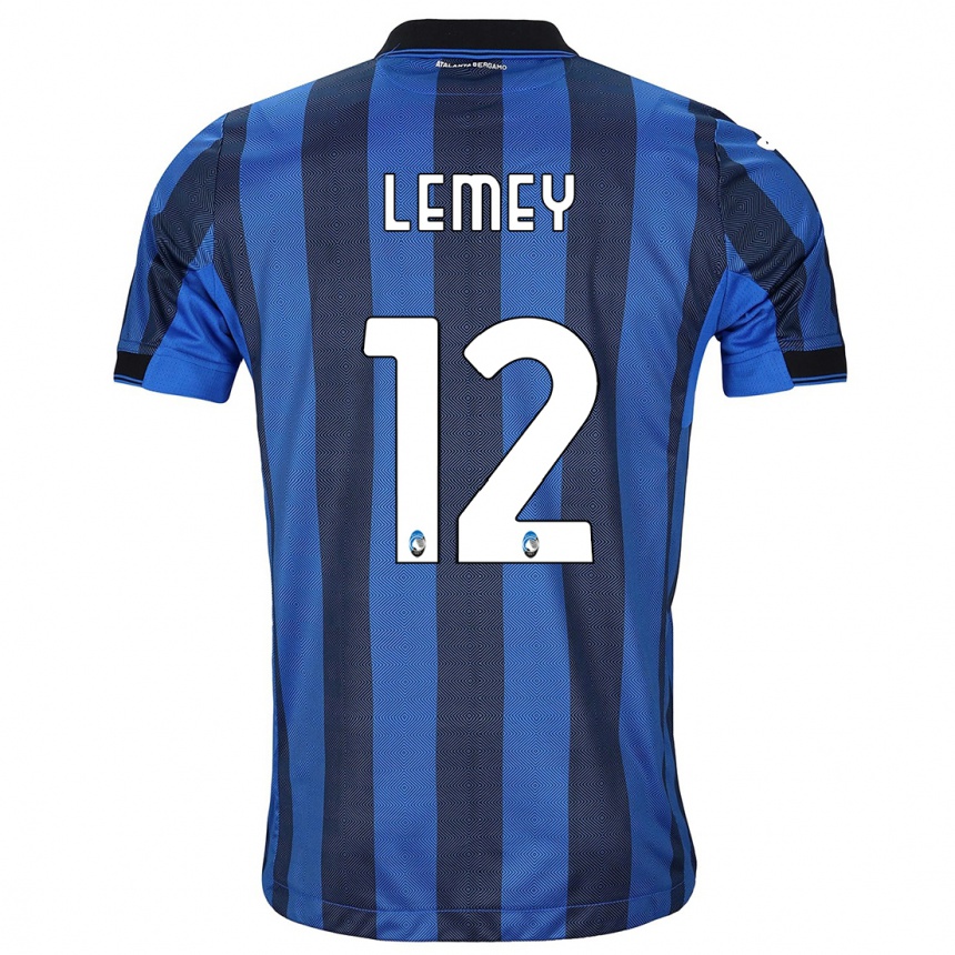 Hombre Fútbol Camiseta Diede Lemey #12 Azul Negro 1ª Equipación 2023/24 México