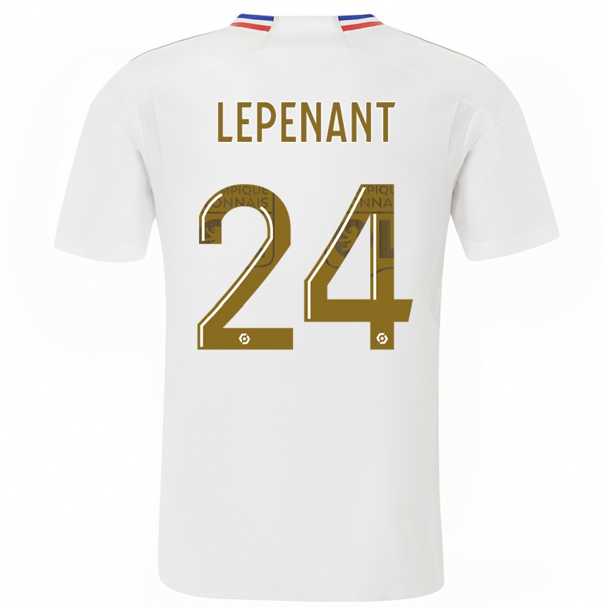 Hombre Fútbol Camiseta Johann Lepenant #24 Blanco 1ª Equipación 2023/24 México