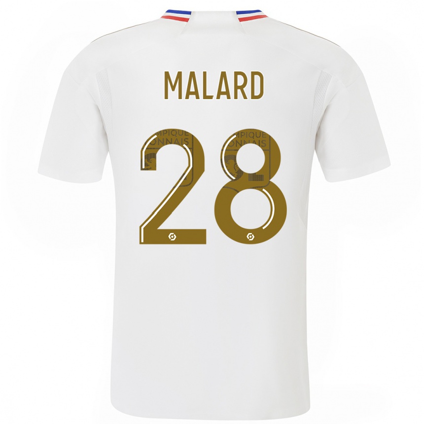Hombre Fútbol Camiseta Melvine Malard #28 Blanco 1ª Equipación 2023/24 México