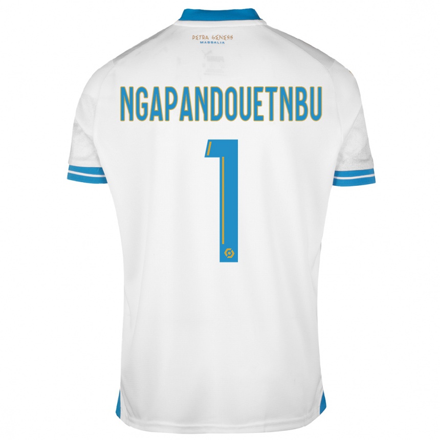 Hombre Fútbol Camiseta Simon Ngapandouetnbu #1 Blanco 1ª Equipación 2023/24 México