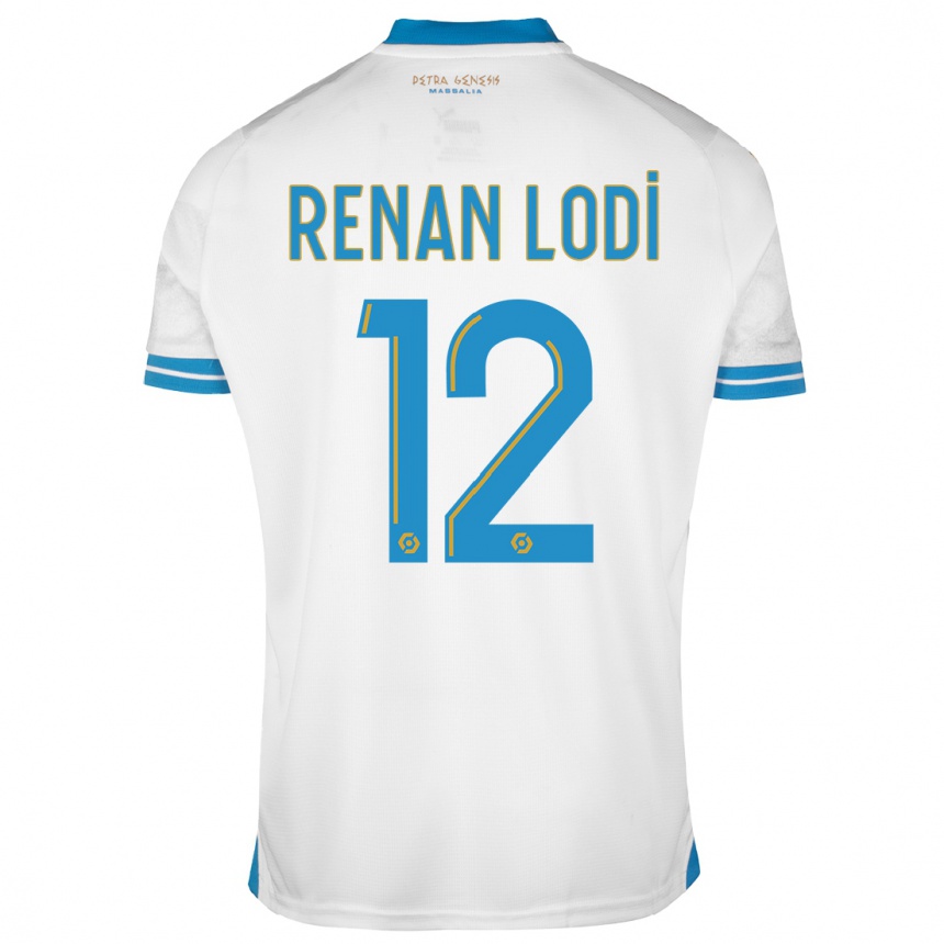 Hombre Fútbol Camiseta Renan Lodi #12 Blanco 1ª Equipación 2023/24 México