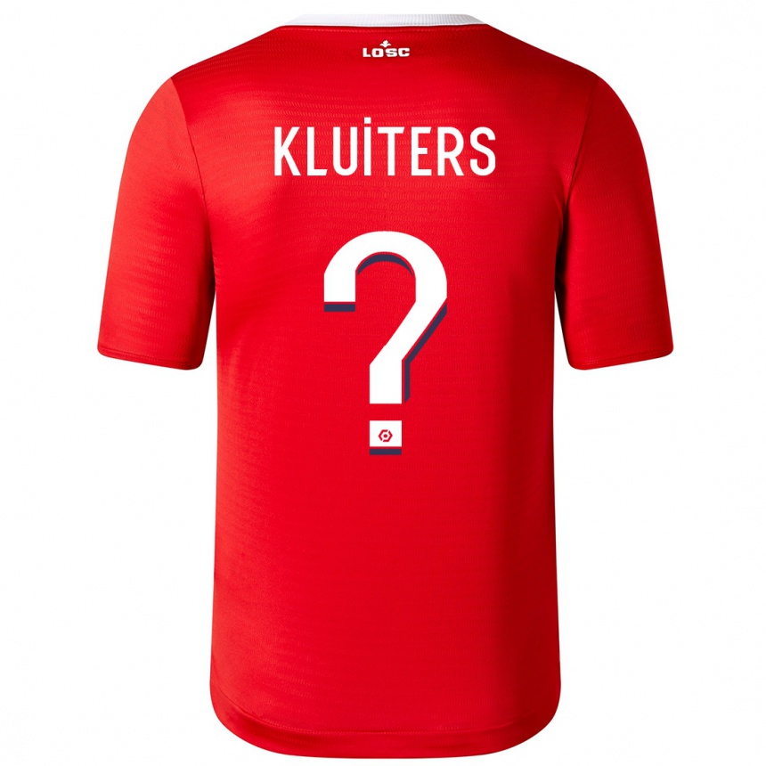 Hombre Fútbol Camiseta Luuk Kluiters #0 Rojo 1ª Equipación 2023/24 México