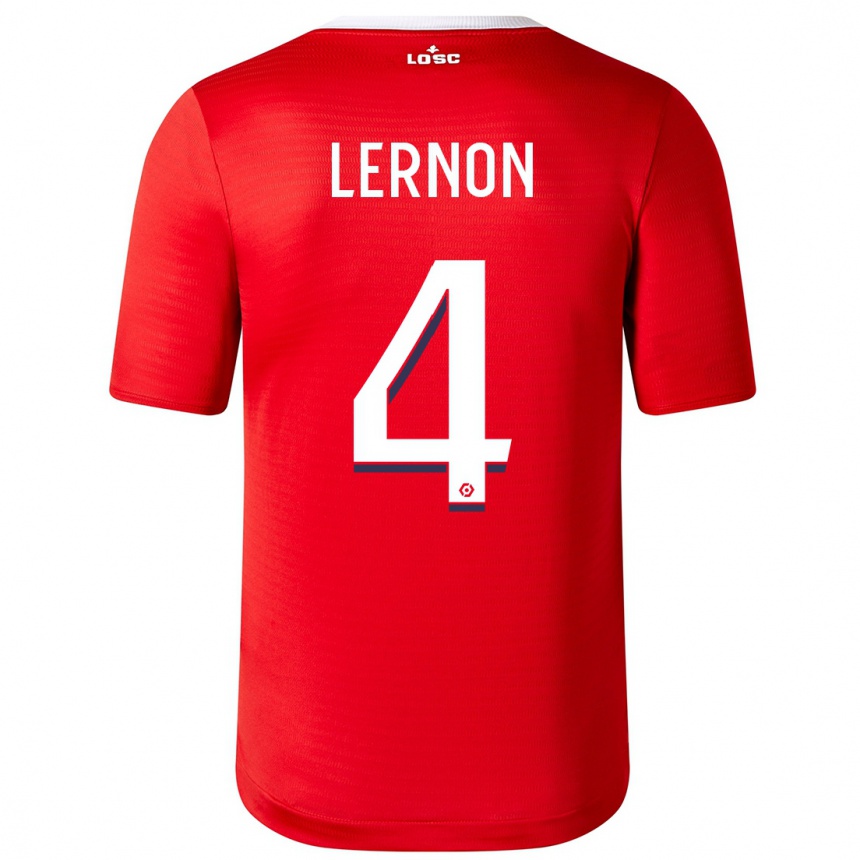 Hombre Fútbol Camiseta Jessica Lernon #4 Rojo 1ª Equipación 2023/24 México