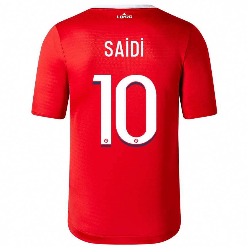 Hombre Fútbol Camiseta Rachel Saidi #10 Rojo 1ª Equipación 2023/24 México