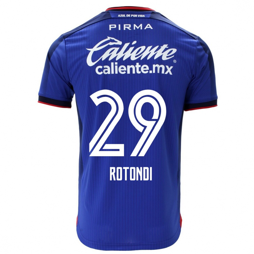 Hombre Fútbol Camiseta Carlos Rotondi #29 Azul 1ª Equipación 2023/24 México