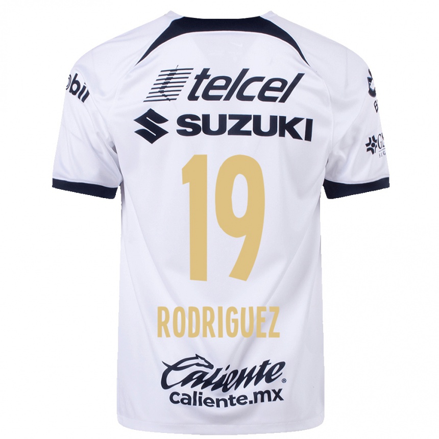 Hombre Fútbol Camiseta Yaneisy Rodriguez #19 Blanco 1ª Equipación 2023/24 México
