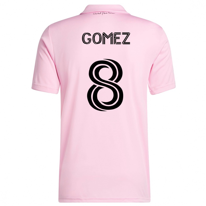 Hombre Fútbol Camiseta Diego Gómez #8 Rosa 1ª Equipación 2023/24 México
