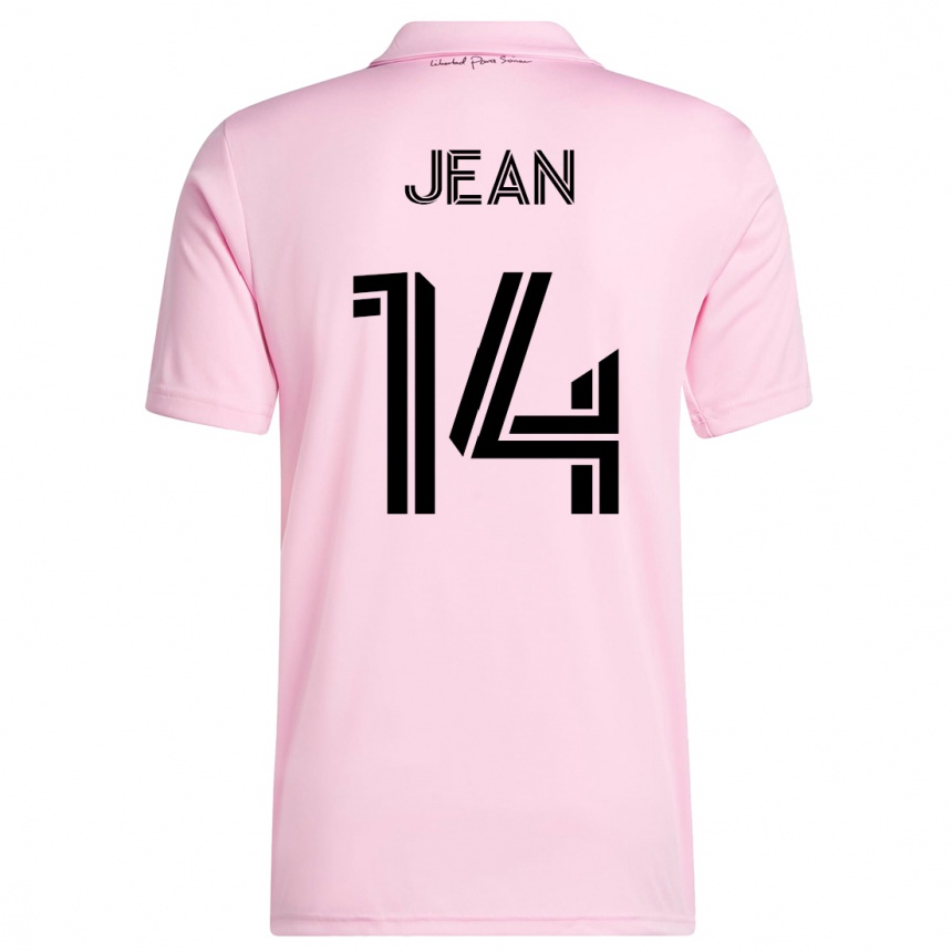 Hombre Fútbol Camiseta Corentin Jean #14 Rosa 1ª Equipación 2023/24 México