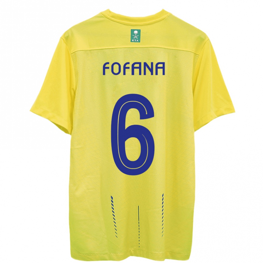 Hombre Fútbol Camiseta Seko Fofana #6 Amarillo 1ª Equipación 2023/24 México