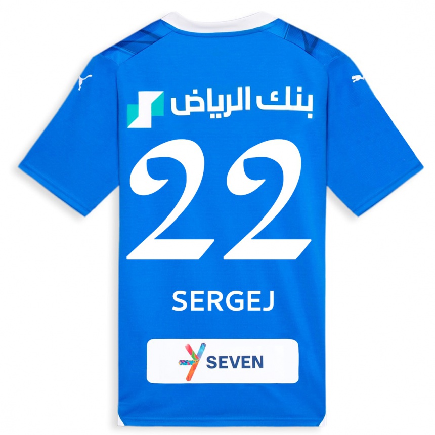 Hombre Fútbol Camiseta Sergej Milinkovic-Savic #22 Azul 1ª Equipación 2023/24 México