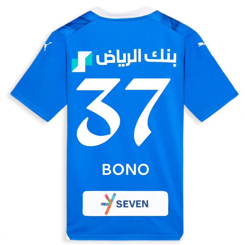 Hombre Fútbol Camiseta Bono #37 Azul 1ª Equipación 2023/24 México