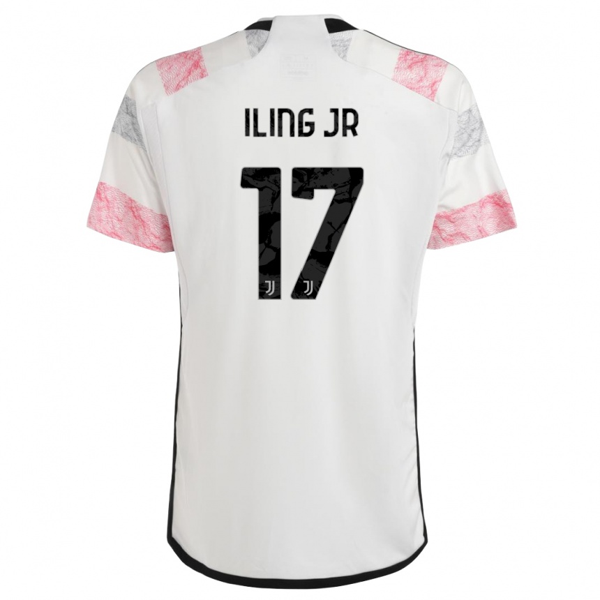 Hombre Fútbol Camiseta Samuel Iling-Junior #17 Blanco Rosa 2ª Equipación 2023/24 México