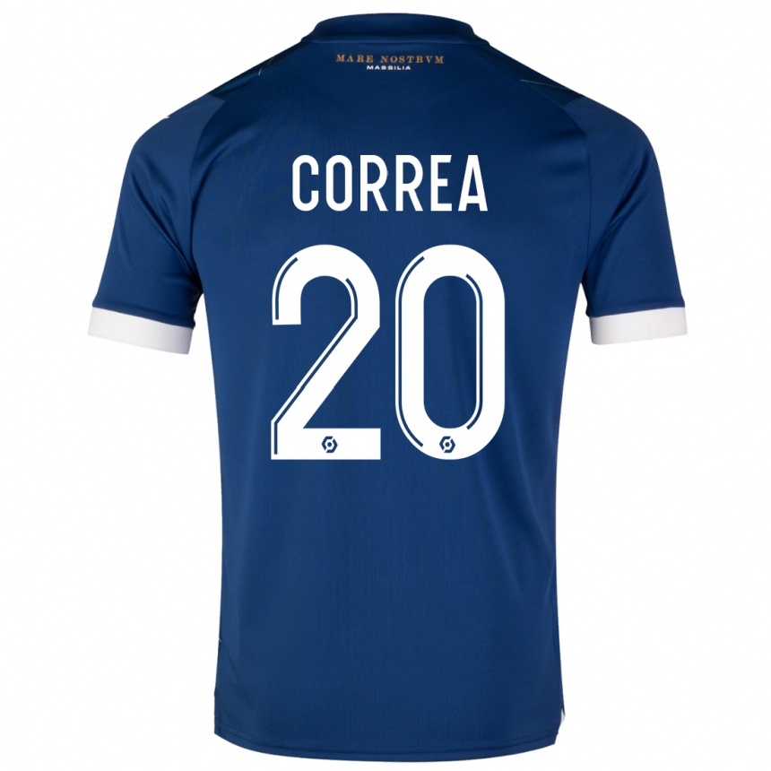 Hombre Fútbol Camiseta Joaquin Correa #20 Azul Oscuro 2ª Equipación 2023/24 México