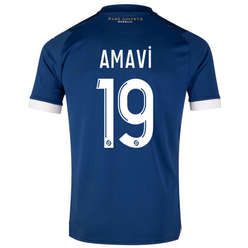 Hombre Fútbol Camiseta Jordan Amavi #19 Azul Oscuro 2ª Equipación 2023/24 México