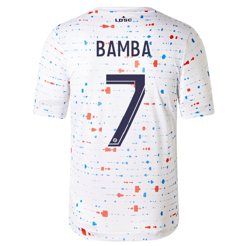 Hombre Fútbol Camiseta Jonathan Bamba #7 Blanco 2ª Equipación 2023/24 México