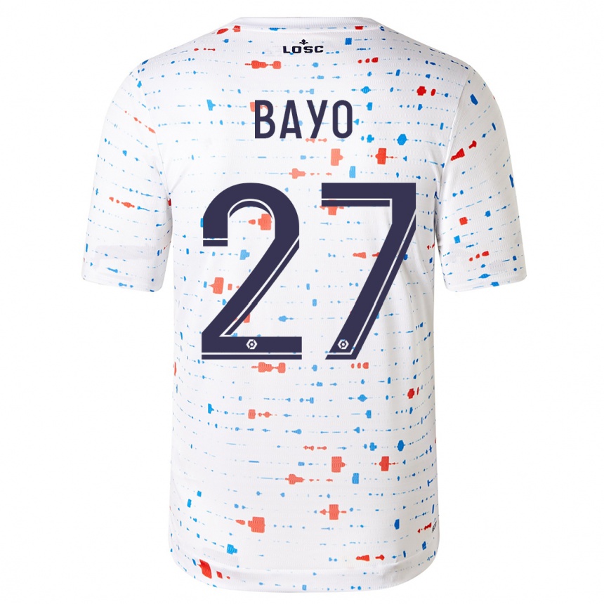 Hombre Fútbol Camiseta Mohamed Bayo #27 Blanco 2ª Equipación 2023/24 México
