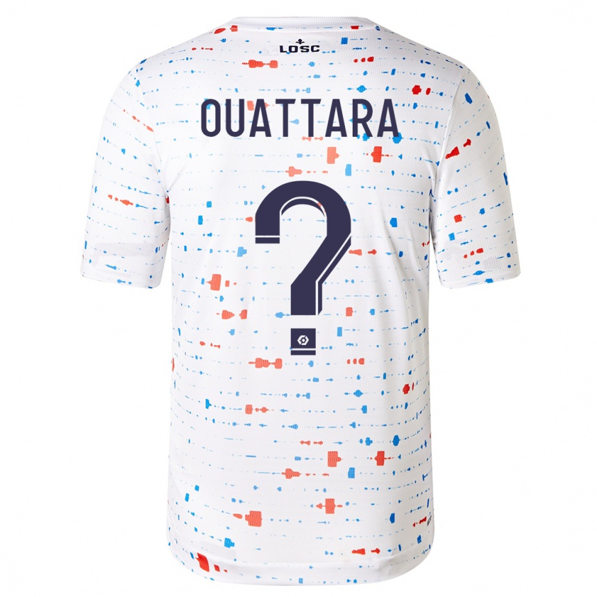 Hombre Fútbol Camiseta Fadiga Ouattara #0 Blanco 2ª Equipación 2023/24 México