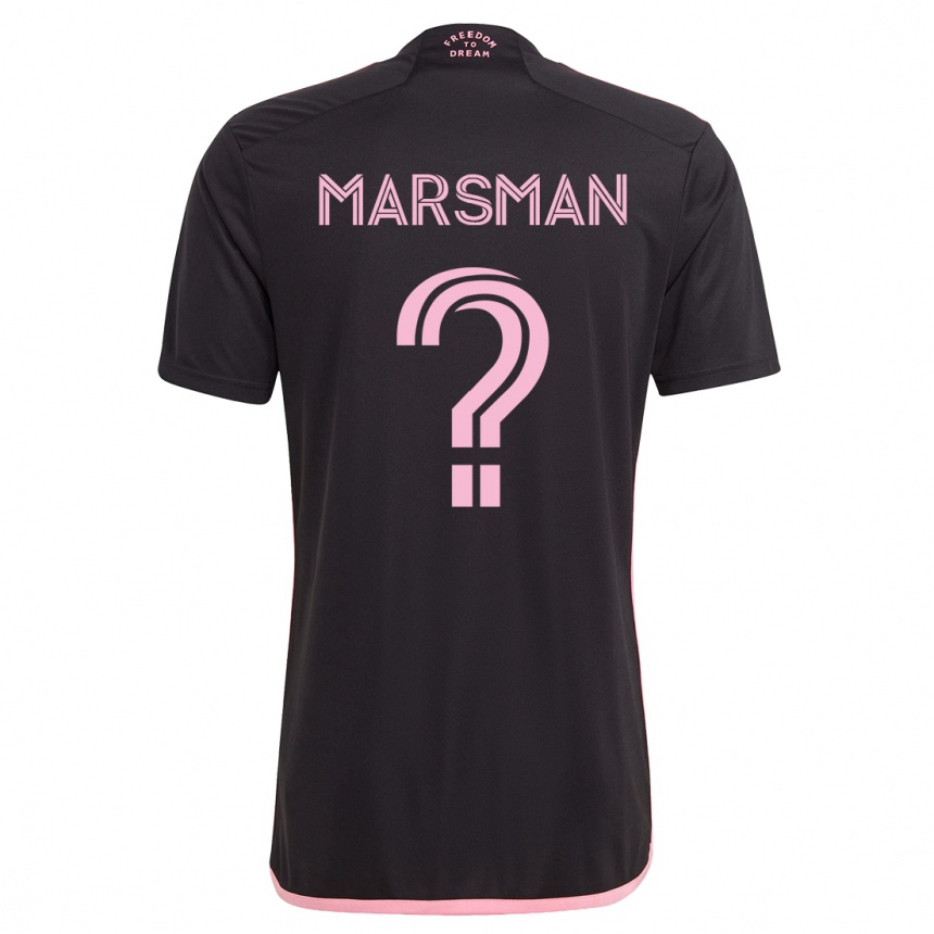 Hombre Fútbol Camiseta Nick Marsman #0 Negro 2ª Equipación 2023/24 México