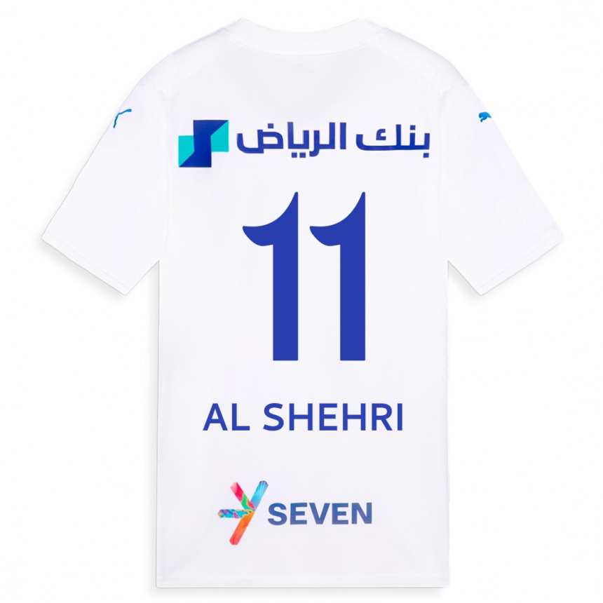 Hombre Fútbol Camiseta Saleh Al-Shehri #11 Blanco 2ª Equipación 2023/24 México