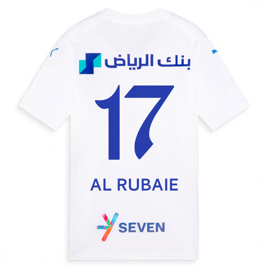 Hombre Fútbol Camiseta Mohammed Al-Rubaie #17 Blanco 2ª Equipación 2023/24 México