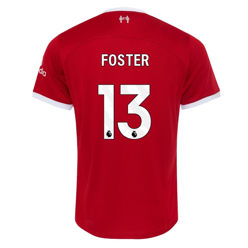 Mujer Fútbol Camiseta Rylee Foster #13 Rojo 1ª Equipación 2023/24 México