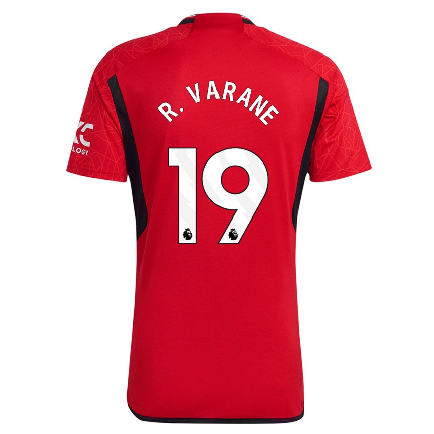 Mujer Fútbol Camiseta Raphael Varane #19 Rojo 1ª Equipación 2023/24 México