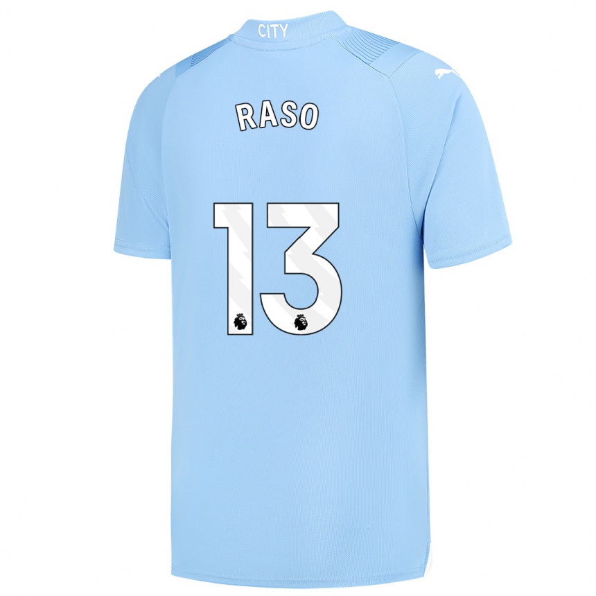 Mujer Fútbol Camiseta Hayley Raso #13 Azul Claro 1ª Equipación 2023/24 México