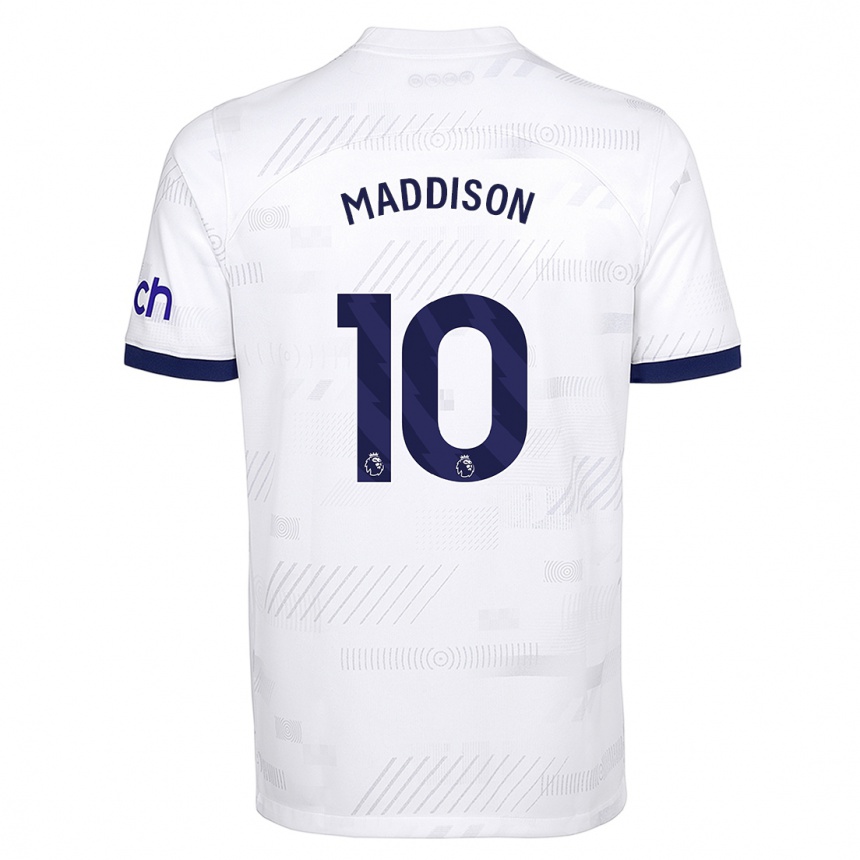 Mujer Fútbol Camiseta James Maddison #10 Blanco 1ª Equipación 2023/24 México