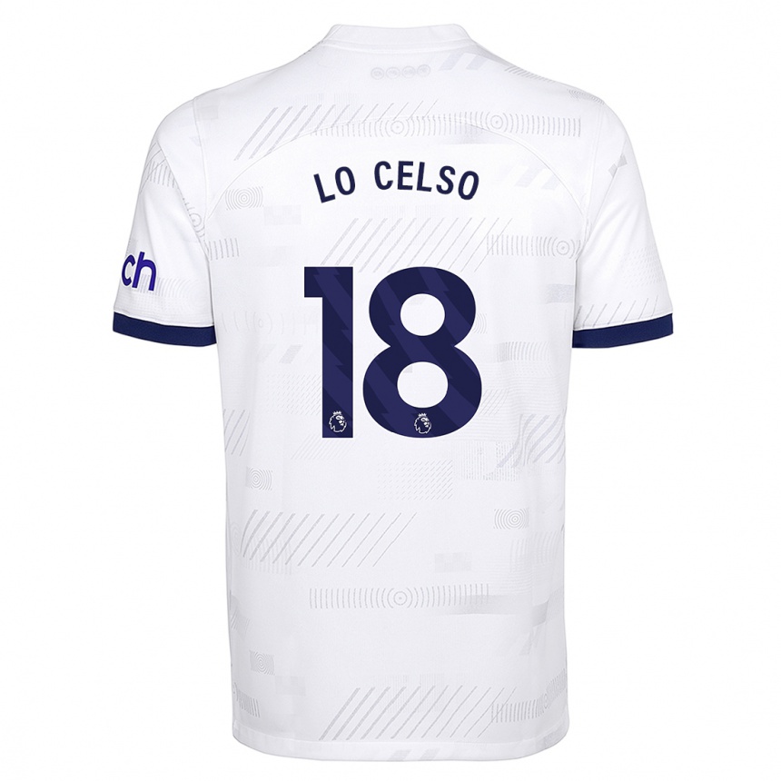 Mujer Fútbol Camiseta Giovani Lo Celso #18 Blanco 1ª Equipación 2023/24 México