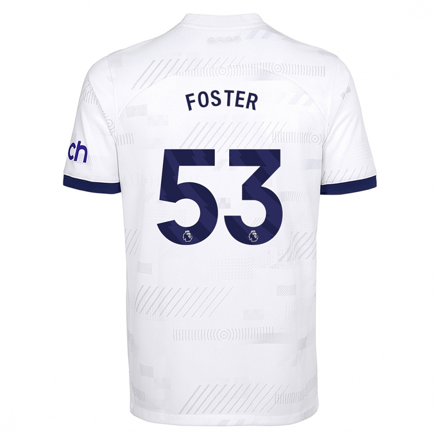 Mujer Fútbol Camiseta Brooklyn Lyons Foster #53 Blanco 1ª Equipación 2023/24 México
