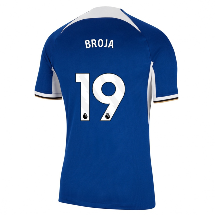 Mujer Fútbol Camiseta Armando Broja #19 Azul 1ª Equipación 2023/24 México
