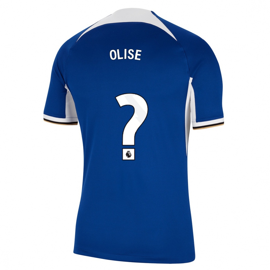 Mujer Fútbol Camiseta Richard Olise #0 Azul 1ª Equipación 2023/24 México
