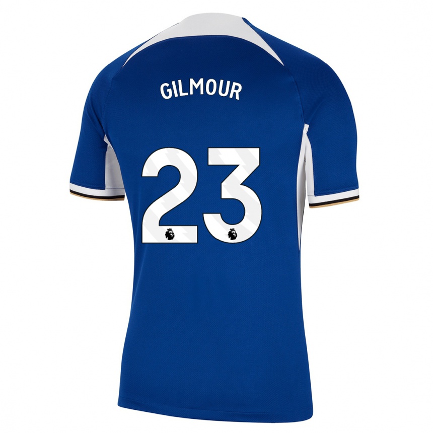 Mujer Fútbol Camiseta Billy Gilmour #23 Azul 1ª Equipación 2023/24 México