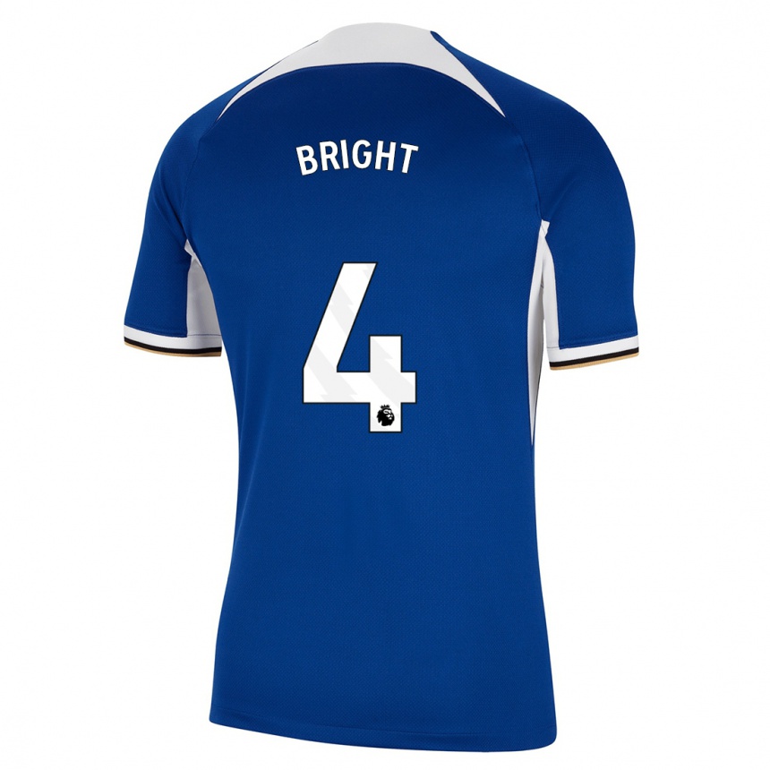 Mujer Fútbol Camiseta Millie Bright #4 Azul 1ª Equipación 2023/24 México