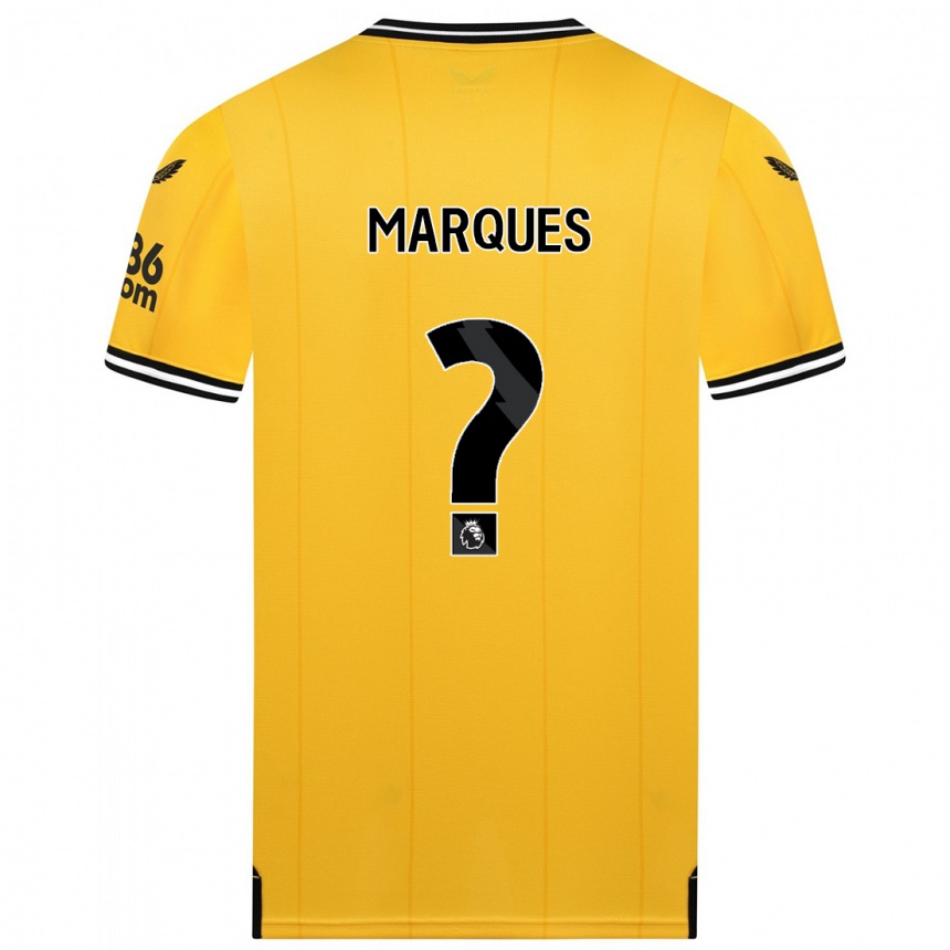 Mujer Fútbol Camiseta Christian Marques #0 Amarillo 1ª Equipación 2023/24 México