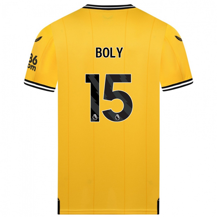 Mujer Fútbol Camiseta Willy Boly #15 Amarillo 1ª Equipación 2023/24 México