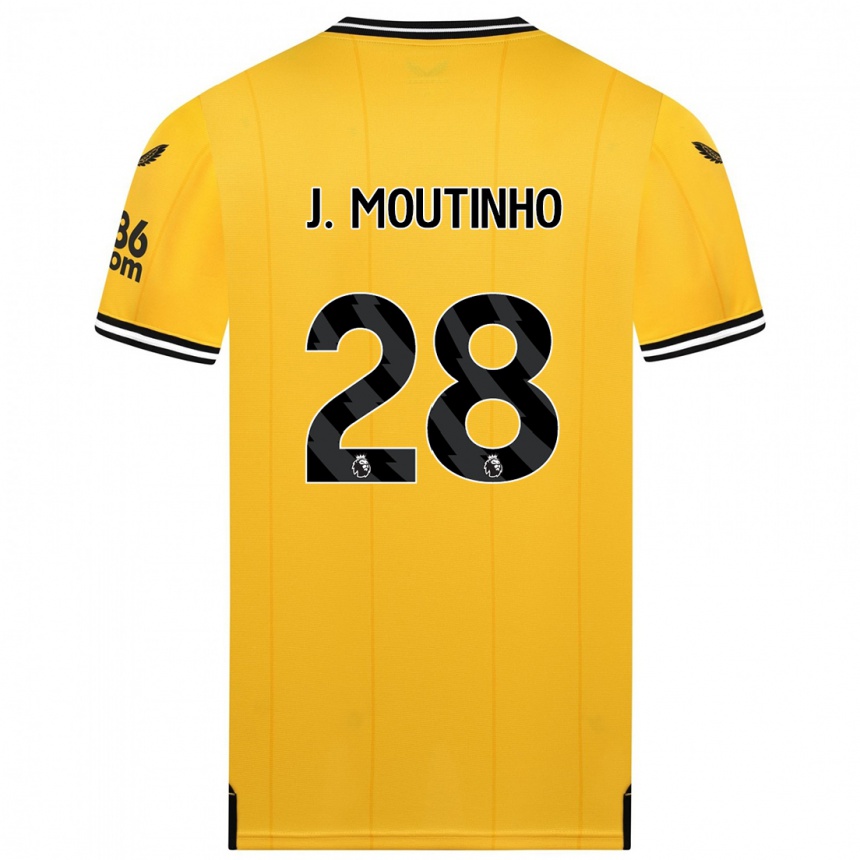 Mujer Fútbol Camiseta Joao Moutinho #28 Amarillo 1ª Equipación 2023/24 México