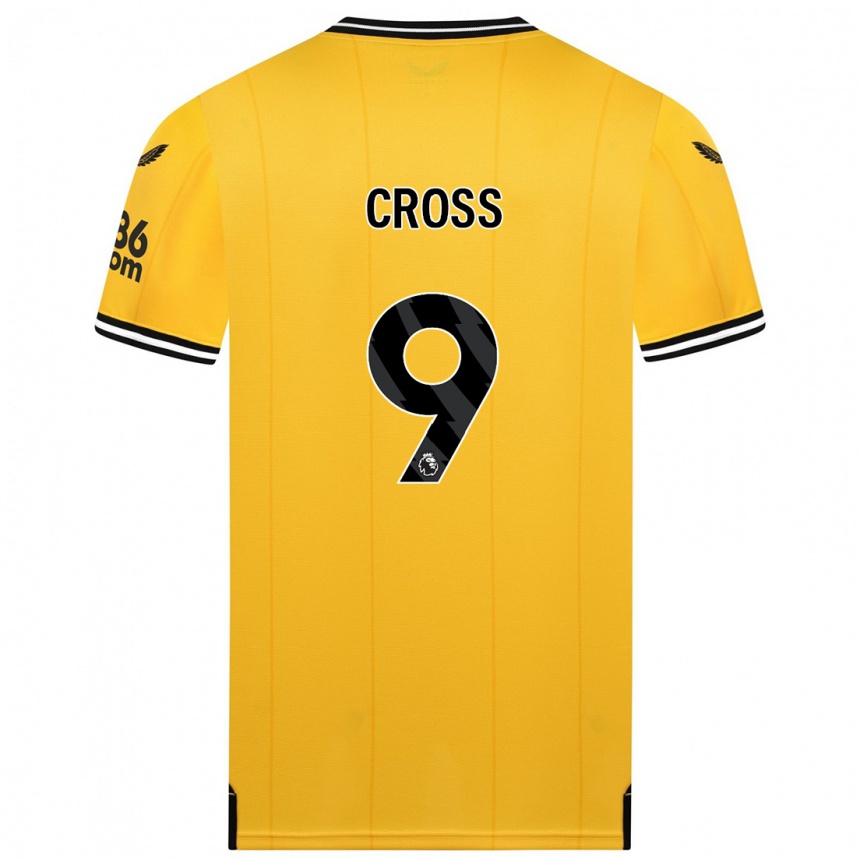 Mujer Fútbol Camiseta Jade Cross #9 Amarillo 1ª Equipación 2023/24 México