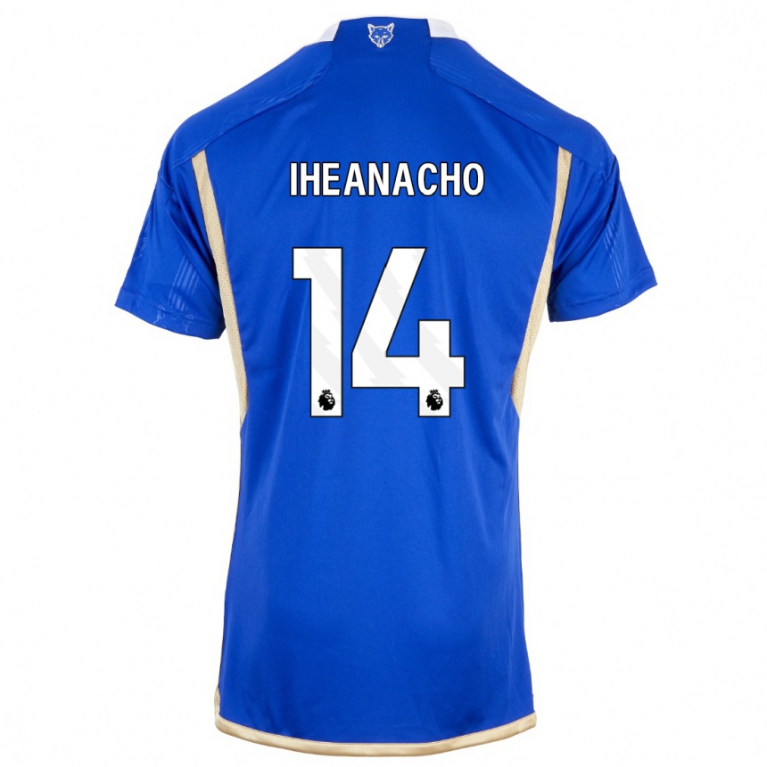Mujer Fútbol Camiseta Kelechi Iheanacho #14 Azul Real 1ª Equipación 2023/24 México