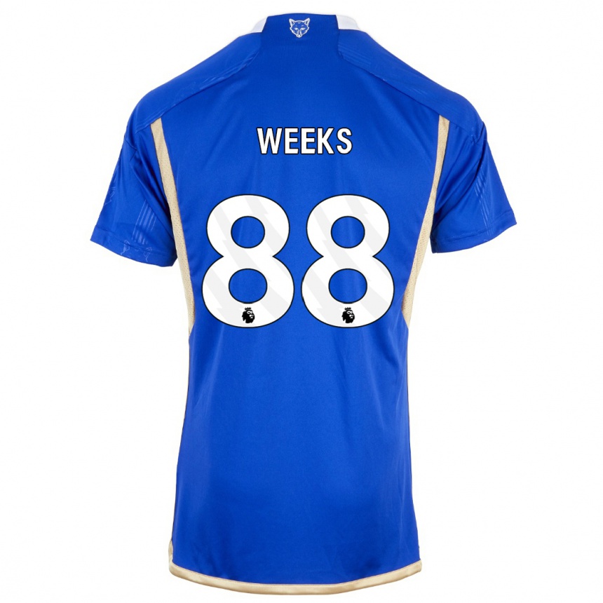 Mujer Fútbol Camiseta Tyler Weeks #88 Azul Real 1ª Equipación 2023/24 México