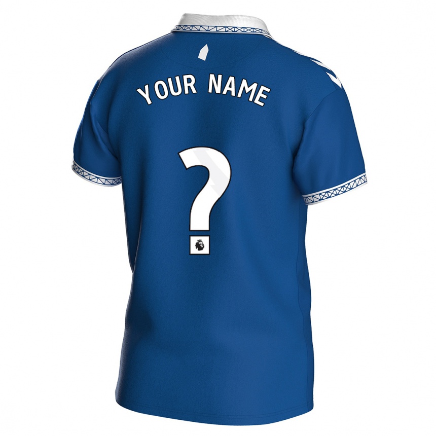 Mujer Fútbol Camiseta Su Nombre #0 Azul Real 1ª Equipación 2023/24 México