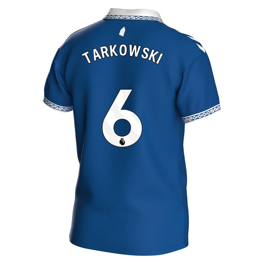 Mujer Fútbol Camiseta James Tarkowski #6 Azul Real 1ª Equipación 2023/24 México