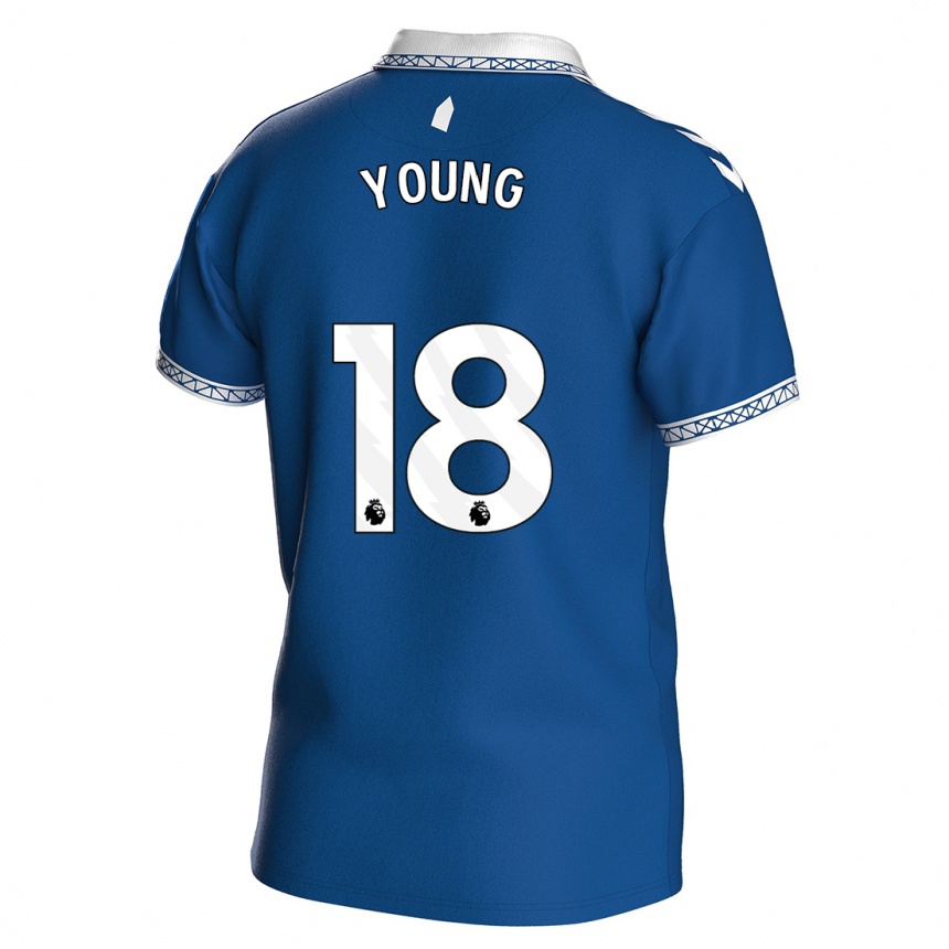 Mujer Fútbol Camiseta Ashley Young #18 Azul Real 1ª Equipación 2023/24 México