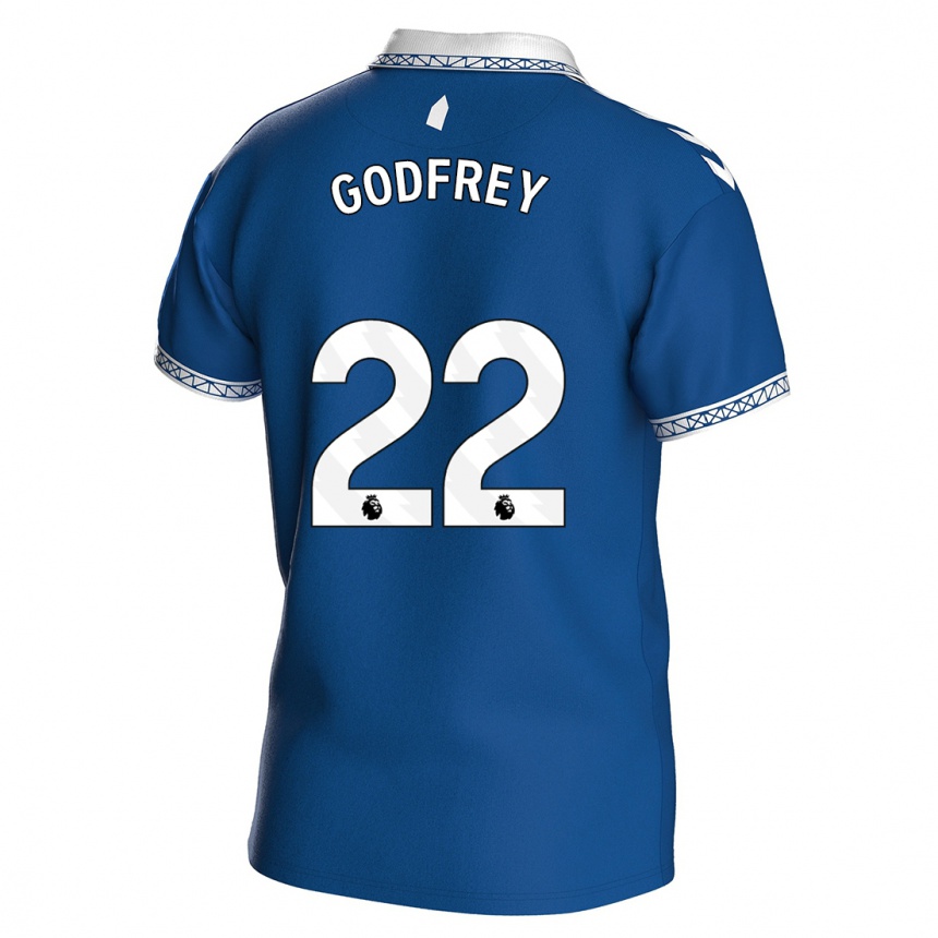 Mujer Fútbol Camiseta Ben Godfrey #22 Azul Real 1ª Equipación 2023/24 México