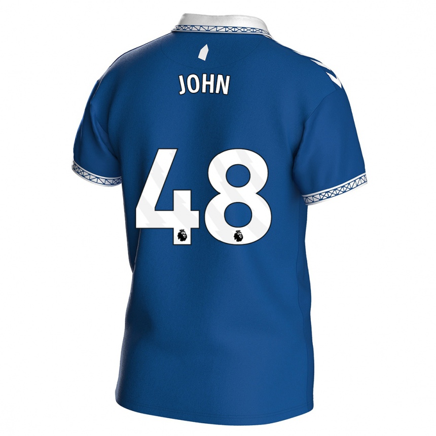 Mujer Fútbol Camiseta Kyle John #48 Azul Real 1ª Equipación 2023/24 México
