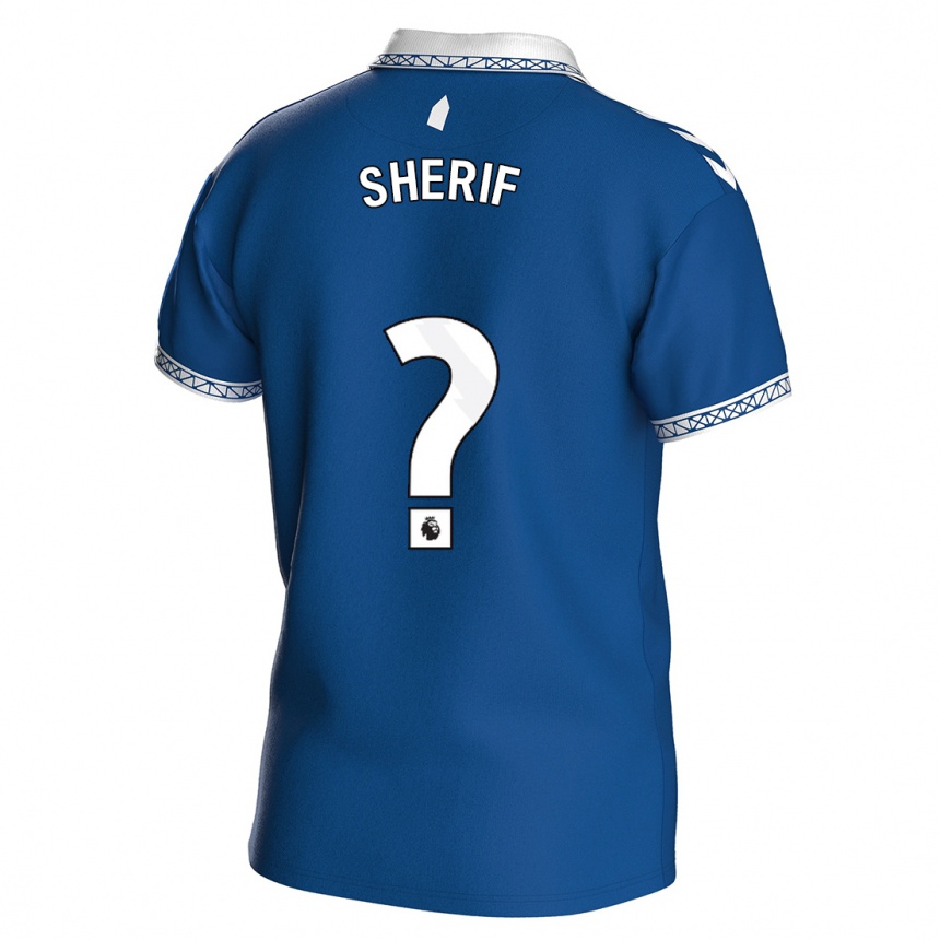 Mujer Fútbol Camiseta Martin Sherif #0 Azul Real 1ª Equipación 2023/24 México